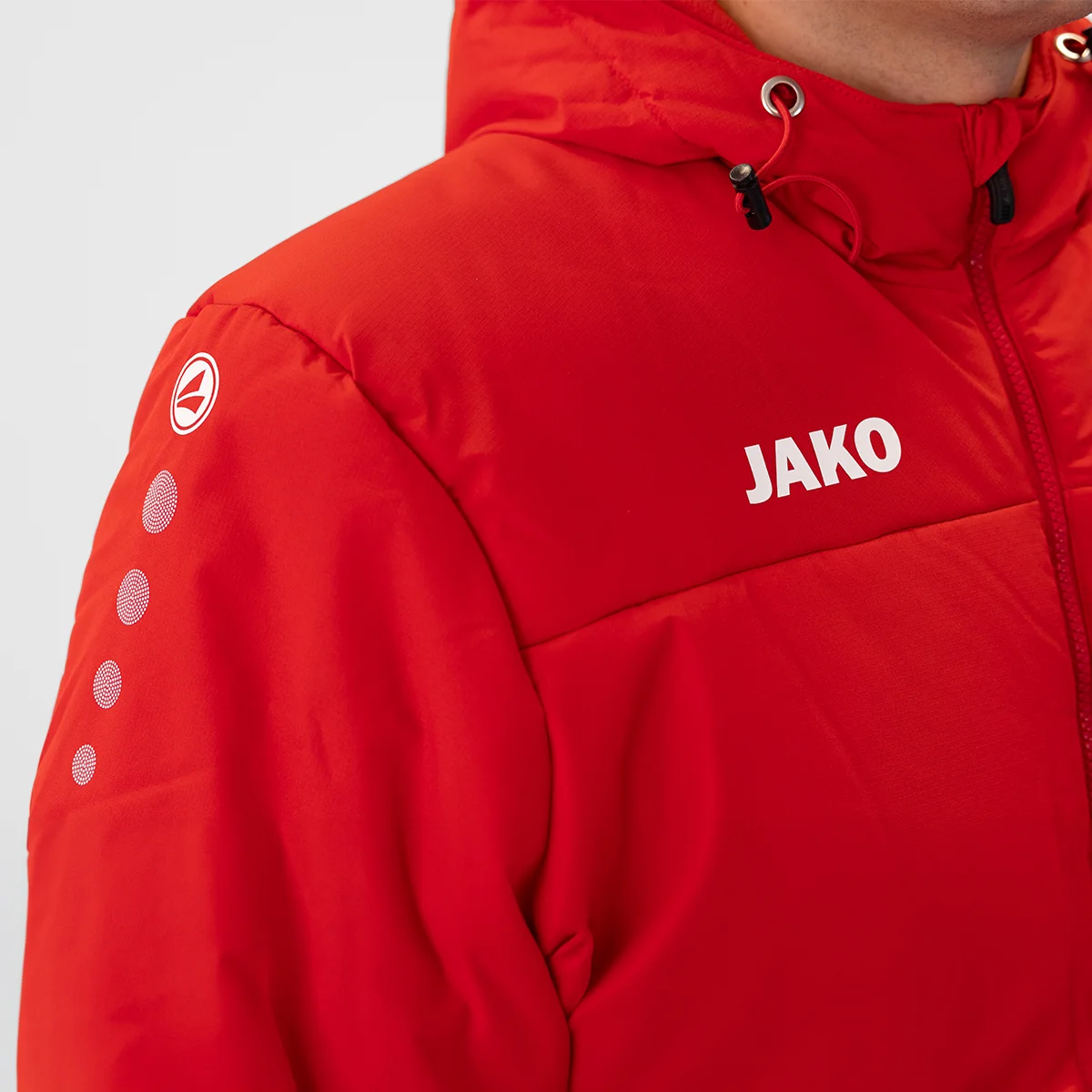 Coachjacke Team mit Kapuze